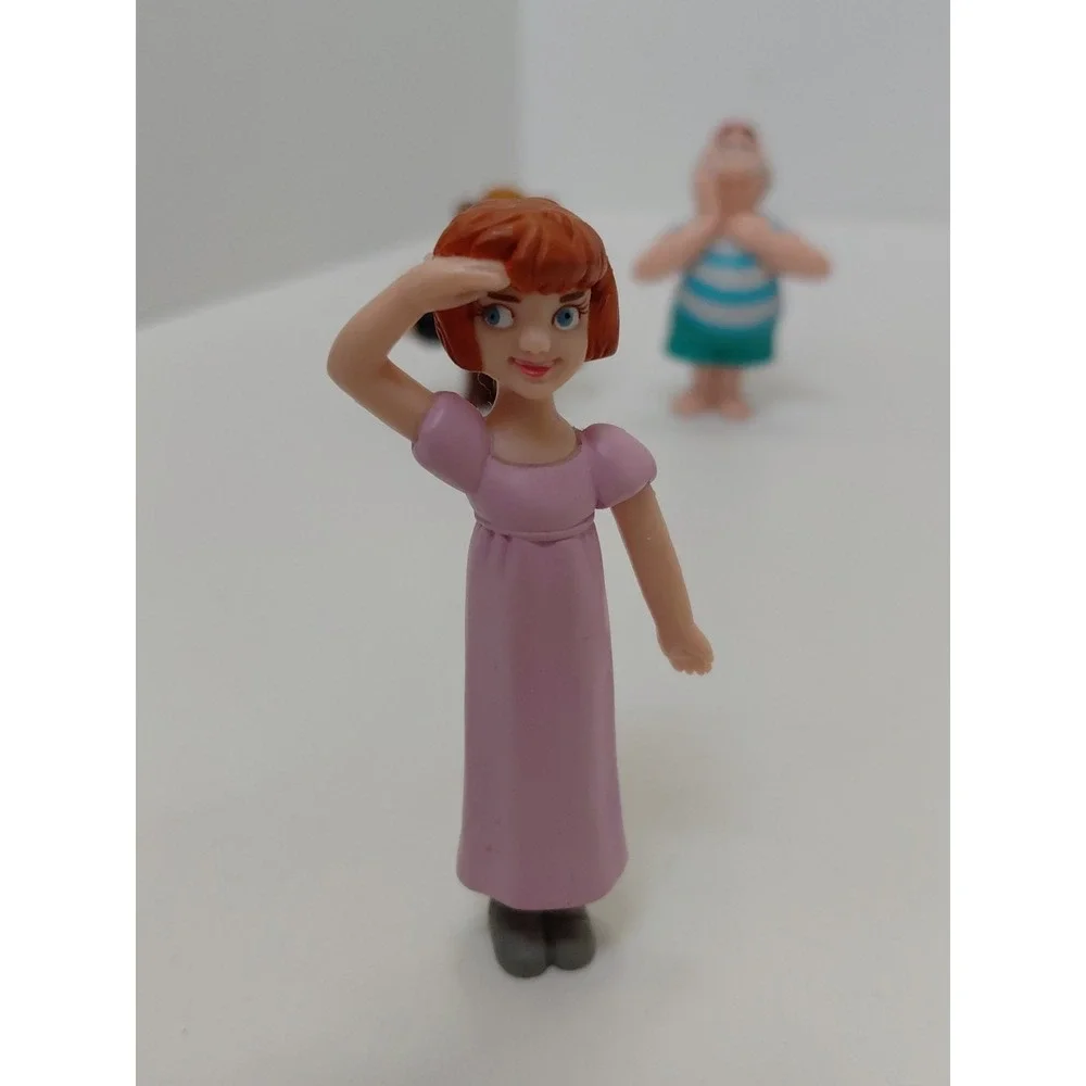 McDonalds 3 PVC figure SMEE JANE & CUBBY from‎ Peter Pan Neverland Pirate ship